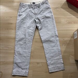 J. Crew Men's Light Gray Pants